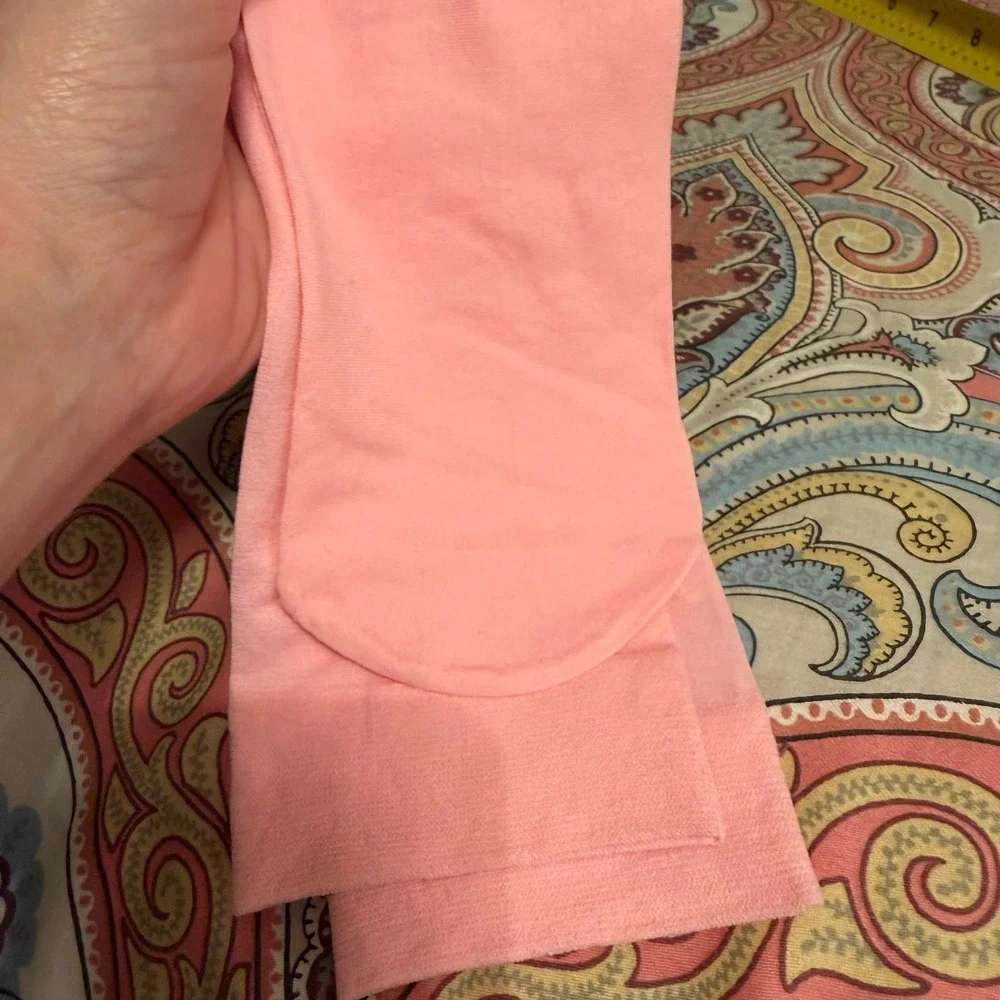 Sumona Legwear Pink Trouser Socks Comfort Band Spandex‎ Nylon Size 9-11 TKS601